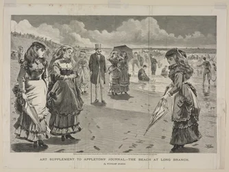 Der Strand von Long Branch, 1869
