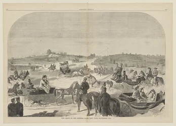 Die Fahrt im Central Park, New York, September