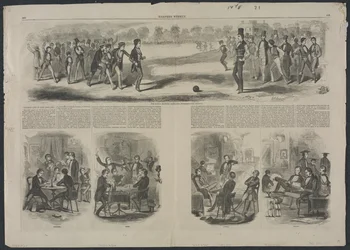 Das Match zwischen den Sophs und den Freshmen, 1857