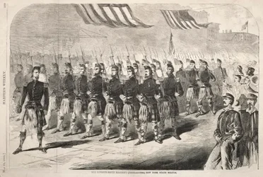 Das 79. Regiment Highlanders New York State Militia, 1861