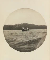 Drei Kanuten, Lake St. John, Provinz Quebec, ca. 1895, ca. 1904