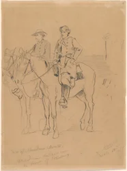 Zwei Späher, 1865