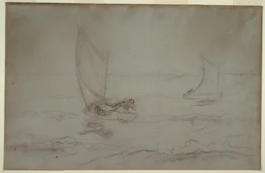 Zwei Schaluppen segeln