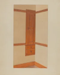 Schrank und Schubladen