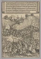 Schlacht um Lüttich, Platte 8 aus Historische Szenen aus dem Leben von Kaiser Maximilian I. vom Triumphbogen