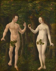 Der Sündenfall [mittleres Panel], ca. 1535