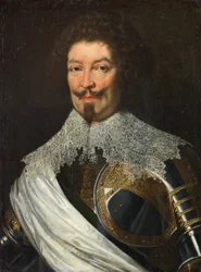 Porträt von Charles de Lorraine, vierter Herzog von Guise in Rüstung