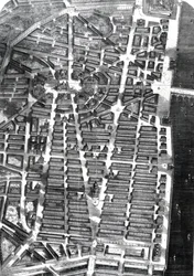 Eine Vision der Stadt London, konstruiert nach dem Plan von Sir Christopher Wren, gezeichnet unter der Leitung von Mr. Godwin, veröffentlicht in 