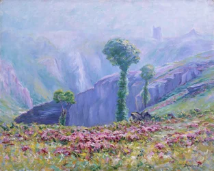 Sommernebel, Tal der Creuse