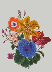 Lebhaftes Blumenbouquet