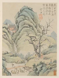 Album der saisonalen Landschaften, Blatt A