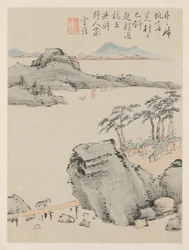 Album mit saisonalen Landschaften, Blatt C (vorheriges Blatt 6)