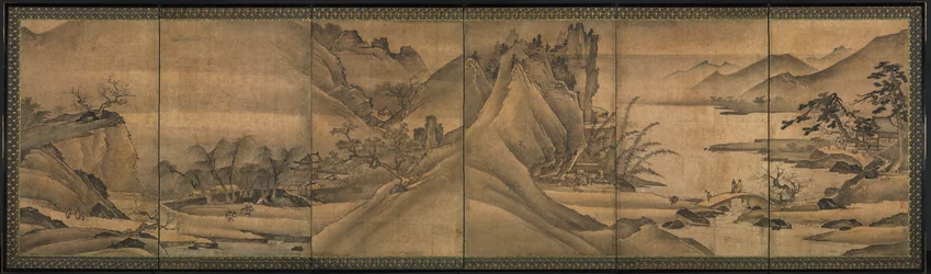 Landschaft der vier Jahreszeiten