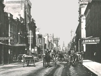 George Street, Sydney, Australien, 1895