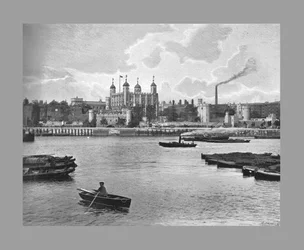 Der Tower von London, ca. 1900