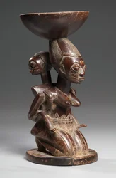 Mutter-und-Kind-Karyatidengefäß, Mitte bis Ende 1800er Jahre
