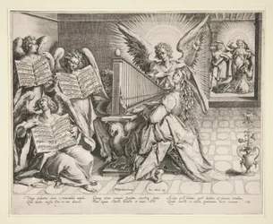 St. Cäcilia spielt die Orgel