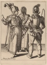 Ein Grandee, ein Bauer und eine verschleierte Frau