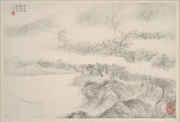 Landschaften, datiert 1644