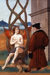 Alchemie. 15. Jahrhundert (Miniatur)