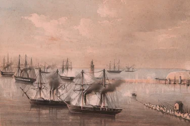 Angriff der Flotte auf die Laterne, Belagerung von Ancona