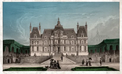 Schloss Maison Lafitte, ca. 1850 (Gravur)