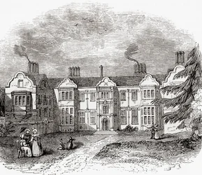 Ladye Place, Hurley, Berkshire, England, Anfang des 19. Jahrhunderts