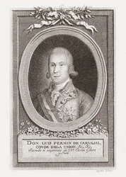 Luis Fermín de Carvajal, Graf von der Union. Porträt.