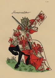 Markgraf von Brandenburg, mit Banner