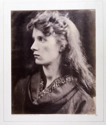 Mrs. Keene als Lady Clara Vere de Vere aus Alfred Lord Tennysons Gedicht