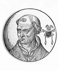 Porträt von Benedikt III. (gestorben 858)