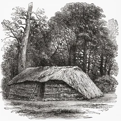 Die Hütte, in der Sir David Livingstone am 1. Mai 1873 starb