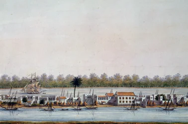 Ansicht von St. Louis, Senegal