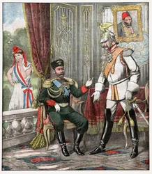 Wilhelm II. und Nikolaus II.