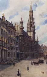 Das Rathaus, eine Ecke des Grande Place