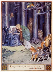 Kannst du mir sagen, alte Mutter, sagte sie, wo Odur ist?