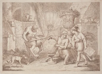 Chiron lehrt Achilles Geographie