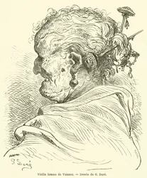 Alte Frau aus Valencia