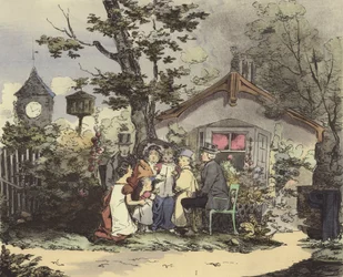 Ein Pfarrer und seine Familie