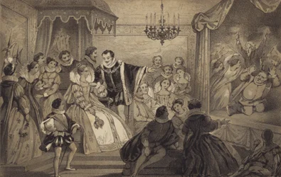 Spiel vor Königin Elisabeth