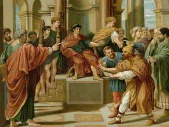 Elymas wird blind