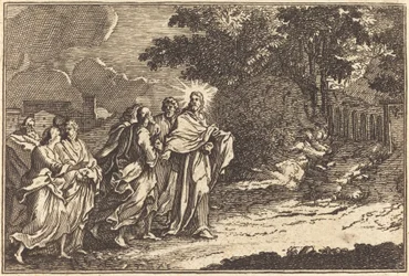 Christus erreicht den Ölberg