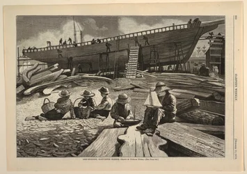 Schiffbau, Gloucester Hafen, aus Harper