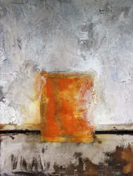 Texturiertes Orangenes Rechteck