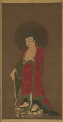Buddha Amitabha steigt aus seinem Reinen Land herab