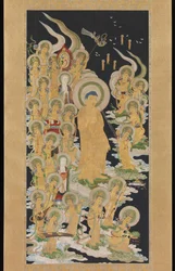 Buddha und Begleiter