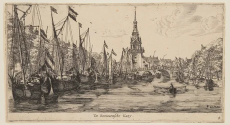 De Roowaensche Kaey, aus Ansichten von Amsterdam