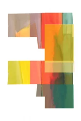 Abstrakte Farbschichten