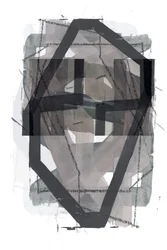 Abstrakte geometrische Schichten