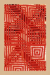 Abstrakte Rote Quadrate